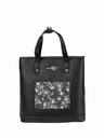 Meatfly Meatfly geantă / rucsac Kerry Blossom Negru | Negru | Volum 7 L