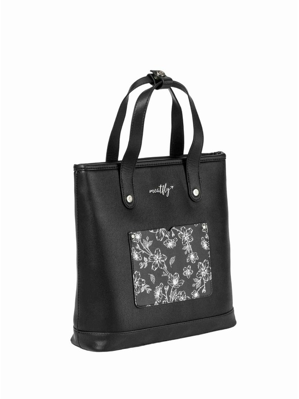 Meatfly Meatfly geantă / rucsac Kerry Blossom Negru | Negru | Volum 7 L