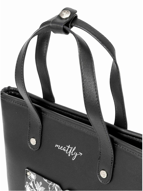 Meatfly Meatfly geantă / rucsac Kerry Blossom Negru | Negru | Volum 7 L