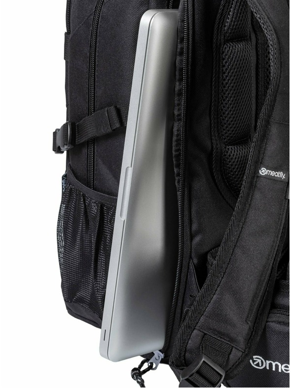 Meatfly Rucsac Meatfly Ramble Black 26 L | Negru | Volum 26 L