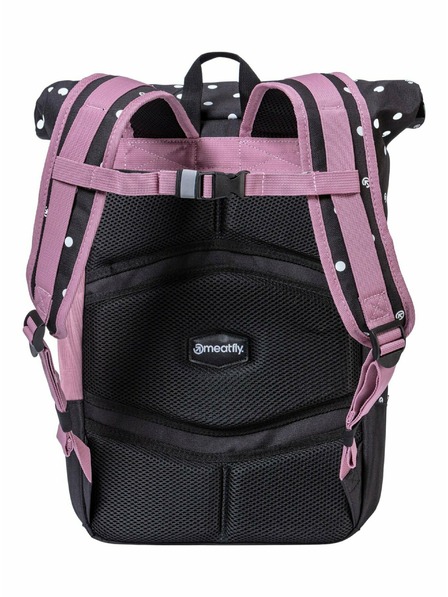 Meatfly Rucsac Meatfly Holler Black Dots 28 L | Negru | Volum 28 L