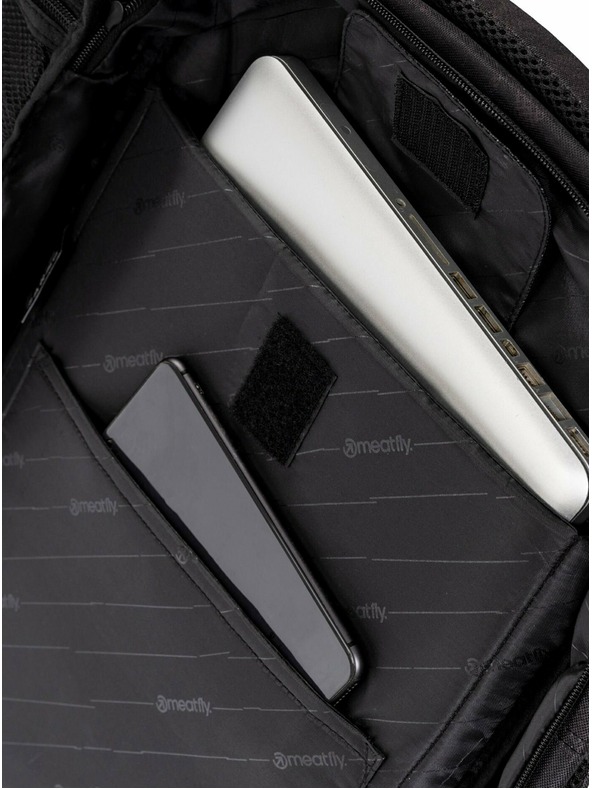 Meatfly Rucsac Meatfly Riley Morph Black 28 L | Negru | Volum 28 L