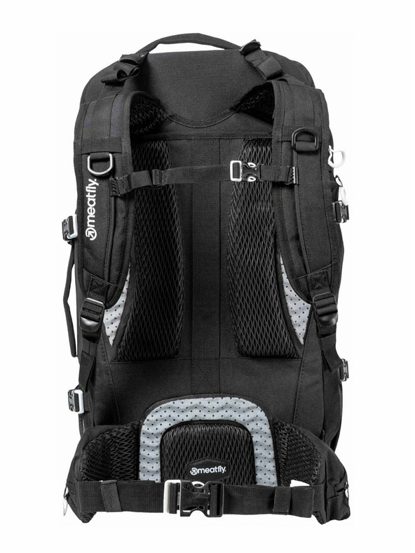 Meatfly Rucsac Meatfly Bleriot Black 46 L | Negru | Volum 46 L