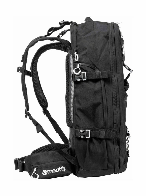 Meatfly Rucsac Meatfly Bleriot Black 46 L | Negru | Volum 46 L