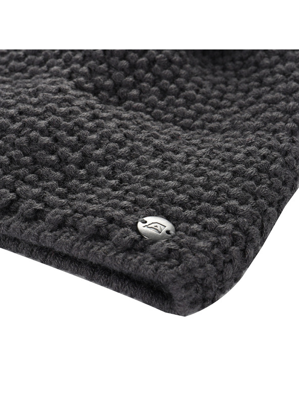 ALPINE PRO Winter Hat with Pompom ALPINE PRO GRANE Dk. True Gray