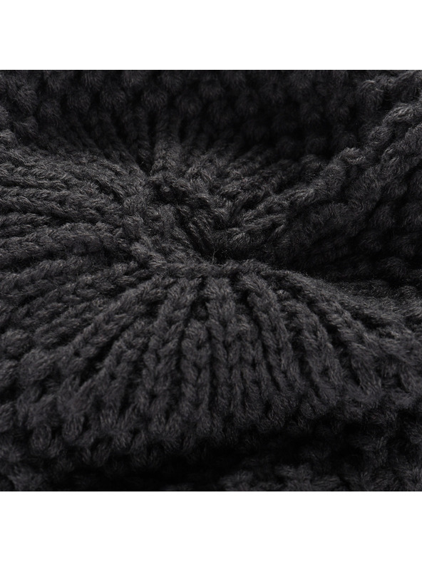 ALPINE PRO Winter Hat with Pompom ALPINE PRO GRANE Dk. True Gray