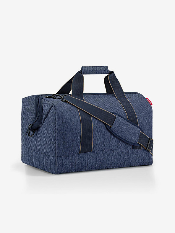 Reisenthel Dark blue travel bag Reisenthel Allrounder L Herringbone Dark Blue