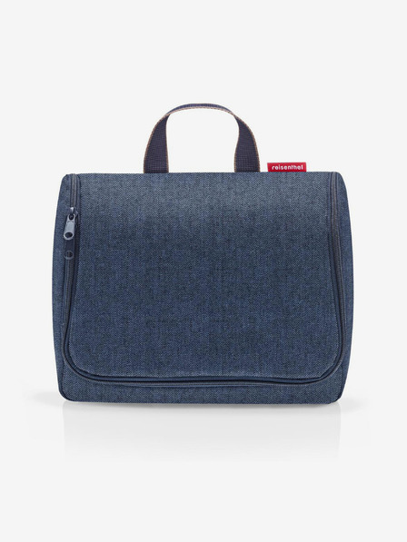 Reisenthel Dark blue cosmetic bag Reisenthel Toiletbag XL Herringbone Dark Blue