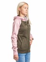 Meatfly Hanorac tehnic Meatfly Alisha Powder Pink/Olive pentru femei