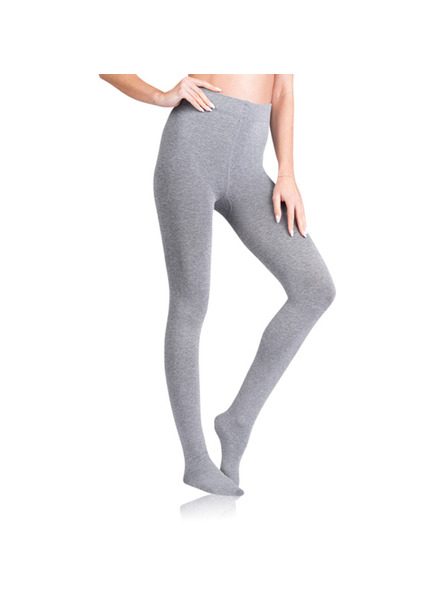 Bellinda FLEECE COTTON 100 DEN - Opaque tights - grey