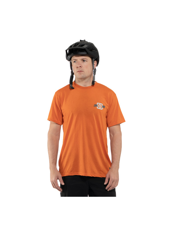 Horsefeathers Bike t-shirt Fury orange HORSEFEATHERS