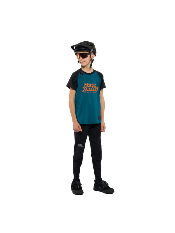 Horsefeathers Kids bike jersey Spike petrol HORSEFEATHERS
