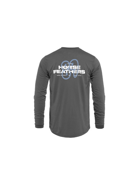 Horsefeathers Tricou de ciclism gri pentru bărbați HORSEFEATHERS