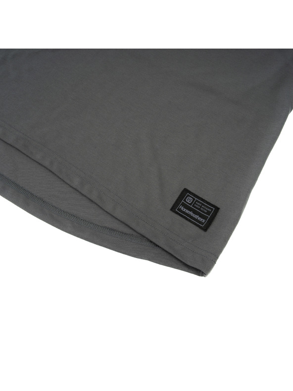 Horsefeathers Tricou de ciclism gri pentru bărbați HORSEFEATHERS