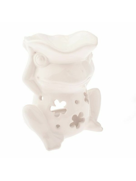 Casa de Engel Aromalamă ceramică - broască, albă, 4/24
