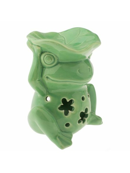 Casa de Engel Aromalamă ceramică - broască, verde, 4/24