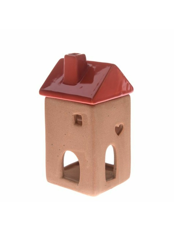 Casa de Engel Aromalamă ceramică - căsuță, roșie, 0/60