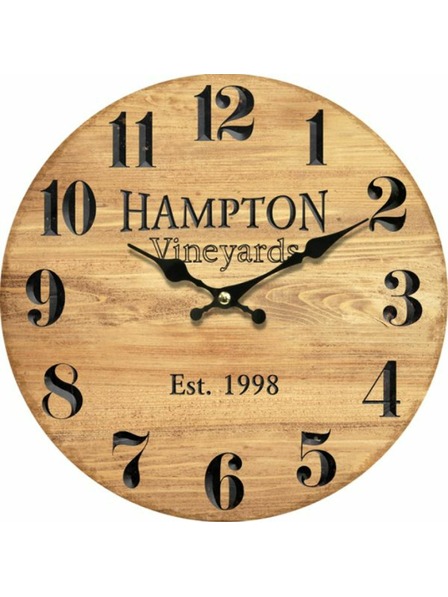 Casa de Engel Ceas de perete din lemn, 0/12