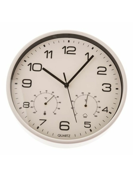 Casa de Engel Ceas de perete cu termometru și higrometru - 25cm, 1/20