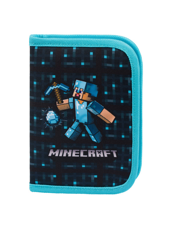 BAAGL  Penar școlar cu un singur nivel Minecraft Blue Axe Baagl