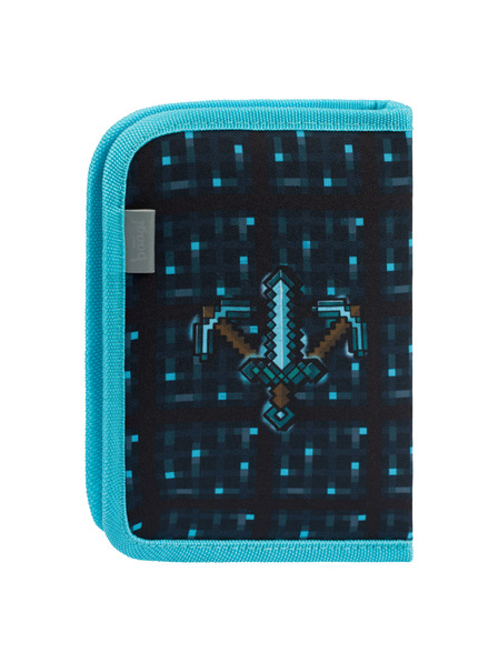 BAAGL  Penar școlar cu un singur nivel Minecraft Blue Axe Baagl