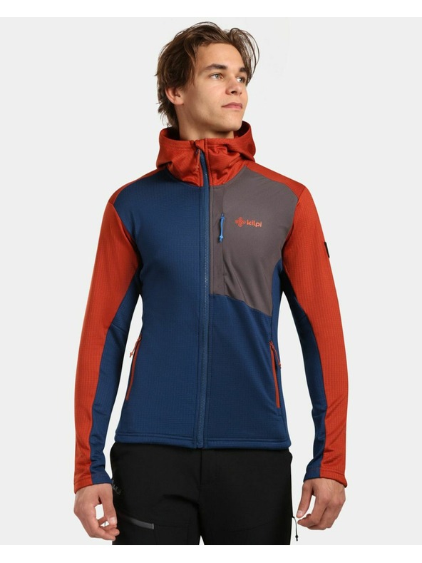 Kilpi Hanorac fleece pentru bărbați Kilpi SEVELEN-M Albastru închis