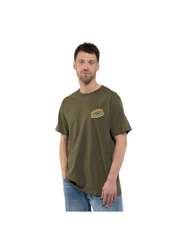 Horsefeathers Orbit t-shirt green HORSEFEATHERS