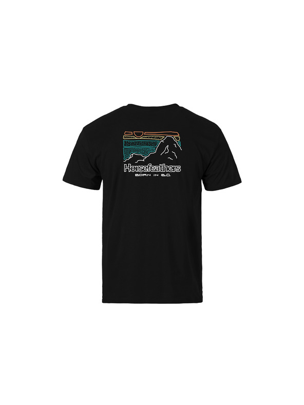 Horsefeathers Diary t-shirt black HORSEFEATHERS