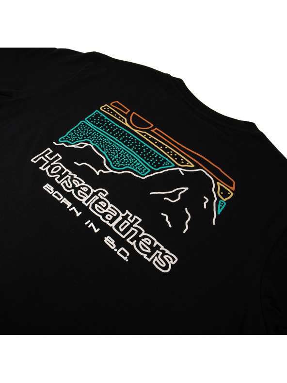 Horsefeathers Diary t-shirt black HORSEFEATHERS