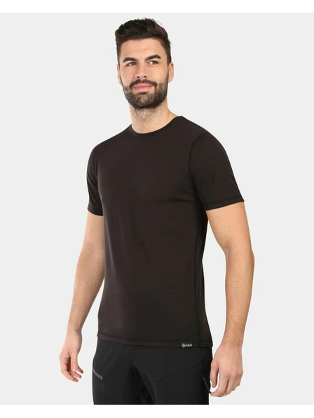 Kilpi Tricou din lână merinos Kilpi SLOPER-M Negru pentru bărbați