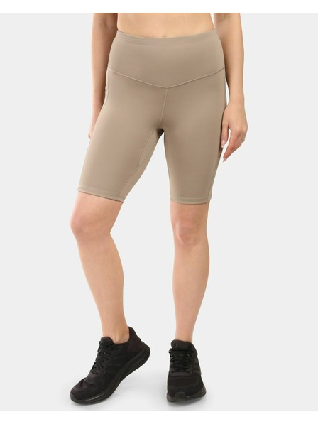 Kilpi Colanți scurți pentru femei Kilpi ARTEMI-W cu tehnologie OPTI-DRY Khaki