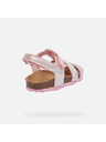 Geox Sandale roz pentru fete Geox Chalki