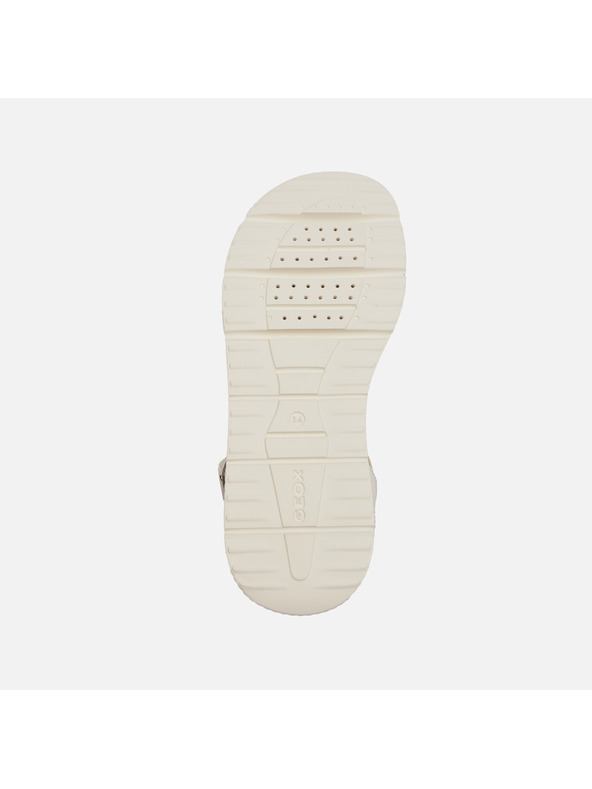 Geox Sandale cremă pentru fete Geox Kodette