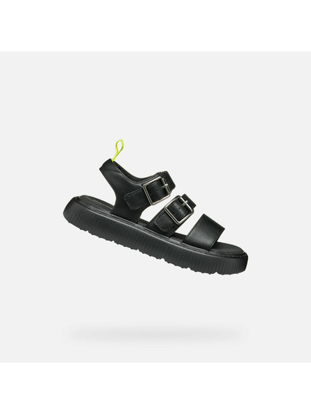 Geox Sandale negre pentru fete Geox Kodette