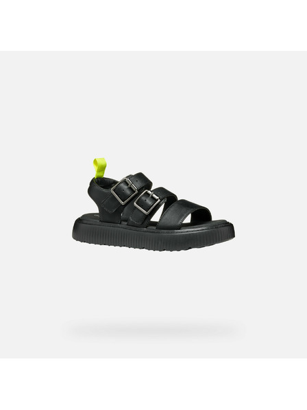 Geox Sandale negre pentru fete Geox Kodette
