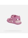 Geox Sandale roz pentru fete Geox Fusbetto
