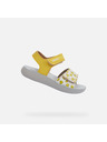 Geox Sandale galbene pentru fete Geox Lightfloppy