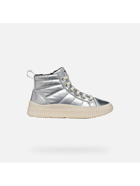 Geox Adidași argintii pentru fete Geox Laquinny