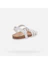 Geox Sandale albe pentru fete Geox Adriel