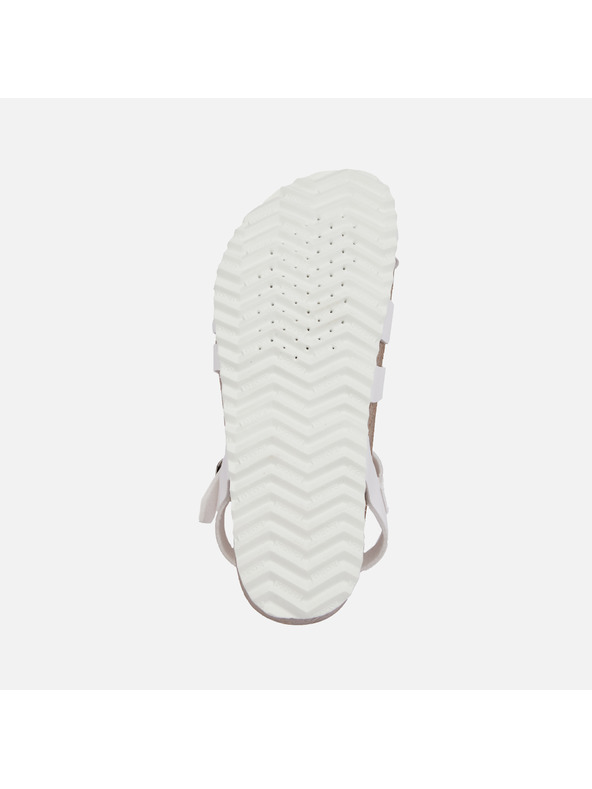 Geox Sandale albe pentru fete Geox Adriel