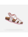 Geox Sandale roz pentru fete Geox Chalki