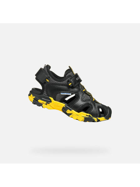 Geox Sandale negre pentru băieți Geox Borealis