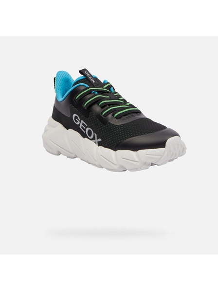Geox Adidași negri Geox Fast pentru băieți