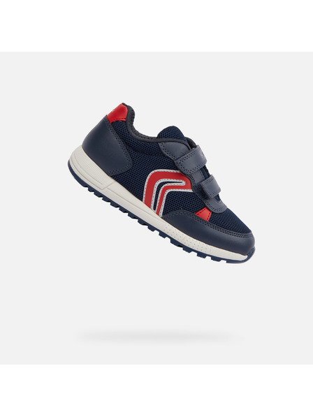 Geox Adidași albastru închis Geox Alben pentru băieți