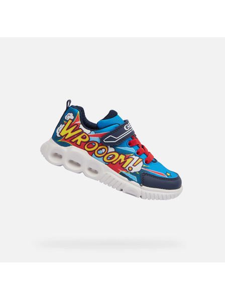 Geox Adidași albaștri pentru băieți Geox Wroom