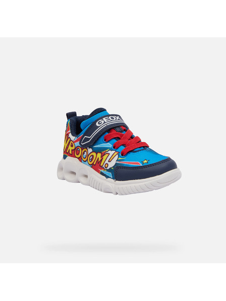 Geox Adidași albaștri pentru băieți Geox Wroom