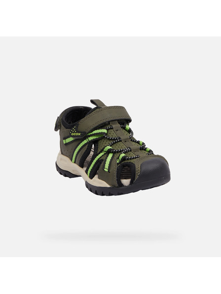 Geox Sandale gri pentru băieți Geox Borealis