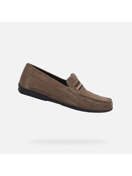 Geox Pantofi mocasini Geox Ascanio bej pentru bărbați