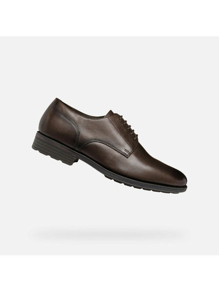 Geox Pantofi de ceremonie maro pentru bărbați Geox Walk Pleasure F