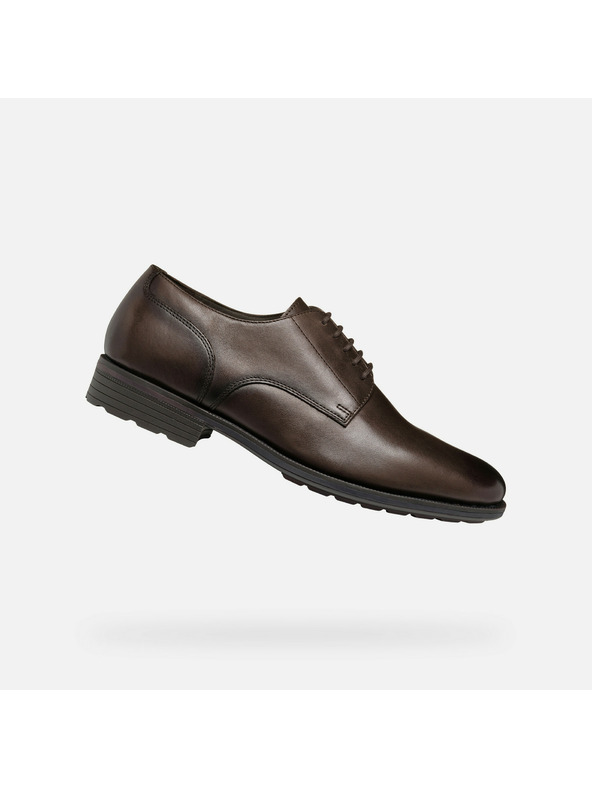 Geox Pantofi de ceremonie maro pentru bărbați Geox Walk Pleasure F